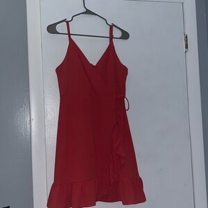 Altar’d State Size L Coral Wrap Dress